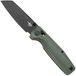 Bestech Bestech Slasher BG56B-2 Blackwash D2, Green Micarta, zakmes