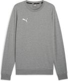 PUMA teamGOAL Casuals Crew Neck Sweat Heren Sporttrui - Medium Gray Heather-Puma White