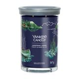 Yankee Candle Signature Lakefront Lodge Tumbler 567g Kaars Cylinder Blauw 1 stuk(s)