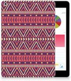 B2Ctelecom Apple iPad 9.7 2018 2017 Uniek Tablethoesje Aztec Purple