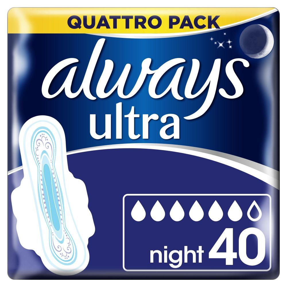 Always Maandverband Ultra Night Plus 40 stuks