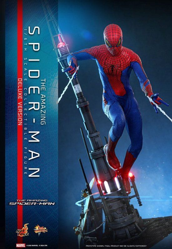 Hot Toys The Amazing Spider-Man Movie Masterpiece Action Figure 1/6 Spider-Man (Deluxe Version) 30 cm