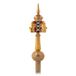 Vondels Amsterdam Special 28cm Glass Christmas Tree Topper - Or
