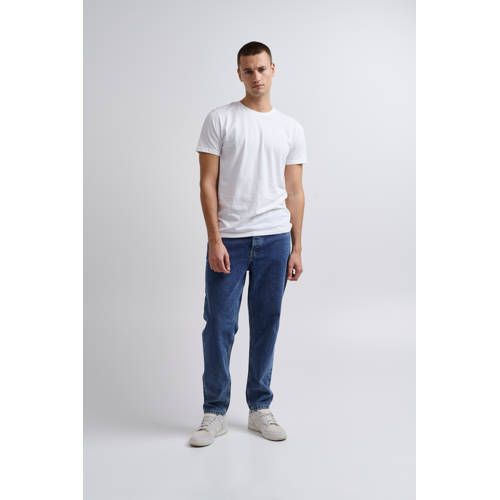 Solid Loose Fit Jeans - Dylan Blue Denim