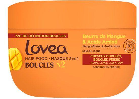 Lovea Bio Lovea 3-in-1 Intense Curl Haarmasker - 390 ml