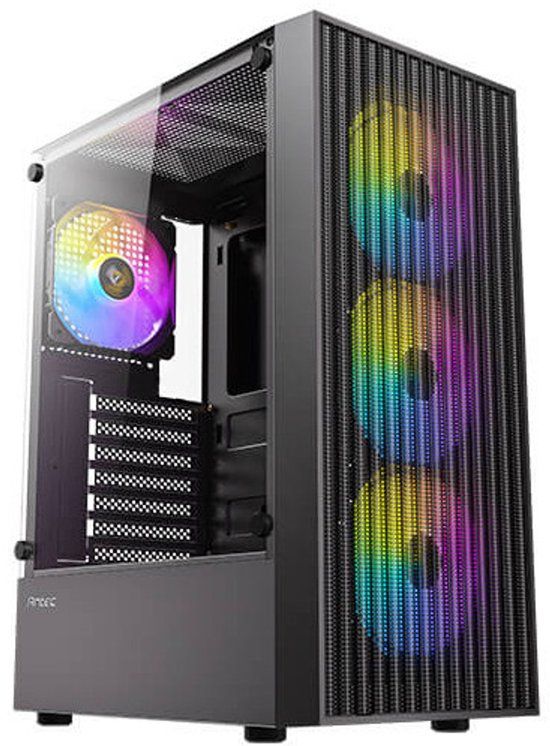 Antec AX27 RGB Midi Tower Zwart