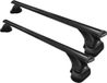 Farad Barres de toit Fiat Idea 2003-2012 Fixpoint Large Acier Noir