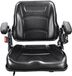 Shanghai Sishun Technology Co., Ltd Siège universel pour chariot élévateur, siège de tracteur avec angle réglable, avec micro-interrupteur, ceinture de sécurité et accoudoirs, fente de 6,3-13,4 pouces, convient aux chargeuses-pelleteuses