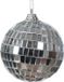 Kaemingk B.V. Boule de Noël Disco boule plastique argent 6cm
