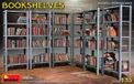MiniArt Modelbouwpakket Diorama - 35654 Bookshelves - Boekenkasten voor Diorama Plastic - 1:35 - Modelbouw