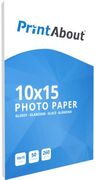 PrintAbout PrintAbout  Fotopapier Glossy 10 x 15 260 gr (50 vel) geschikt voor PrintAbout