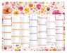 Exacompta - 34215E - Bloemenkalender met aquarelillustraties - 7 maanden per zijde - 43 x 33,5 cm - 2024