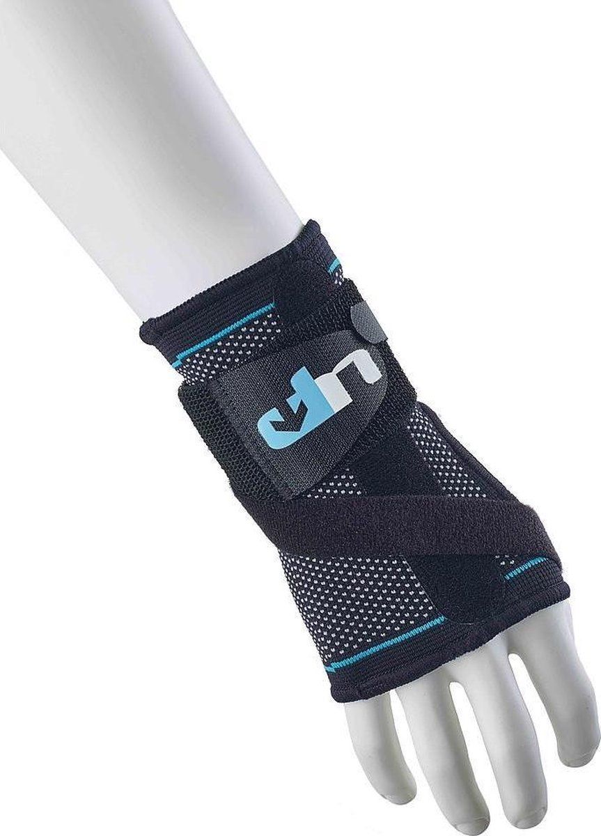 Ultimate Performance Polsbandage met Spalk - Zwart - Nylon