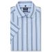 OLYMP Luxor Modern Fit Overhemd Korte mouw blauw