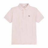 Lacoste Polo Garçon Petit Piqué Taille 128 Rose Coton