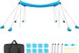 VEVOR Strandtent met Zonbescherming (UPF 50+) 3x3x2m, Blauw