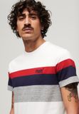 Superdry Orange Label klassiek T-shirt met strepen - Heren - T-shirts