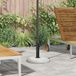 Maison Exclusive Parasolstandaard, 20,9 kg, lichtgrijs beton, rond