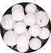 Billiet - Vanlaere Kerstversiering set mix mat/glans/glitter kerstballen in het wit 6 - 8 - 10 cm pakket - 62x stuks