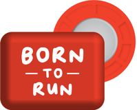 Bibbits hardloopmagneten | Born To Run Red