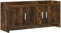 vidaXL TV-kast 102 x 33 x 47 cm Gerookt eiken Bewerkt hout