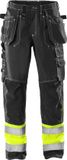 Fristads Hi Vis Werkbroek Klasse 1 247 Fas - Zwart - C54