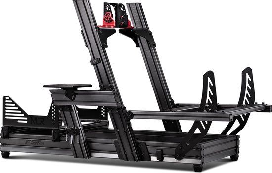 Next Level Racing F-GT Elite Aluminium Simulator Cockpit - Front & Side Mount Edition - Zwart
