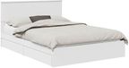 vidaXL Opbergbed met lade en hoofdeinde Wit 140 x 200 cm Bewerkt hout