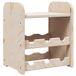 VidaXL Étagère à vin avec plateau 33x25x37 cm pin massif