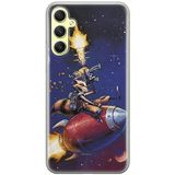 ERT GROUP mobiel telefoonhoesje voor Samsung A34 5G origineel en officieel erkend Marvel patroon Rocket 007