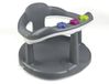 THERMOBABY AQUABABY Anneau de bain - 7-16 mois - 3 jeux éducatifs - Taupe gris
