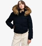 Superdry Everest Hooded Bomber Jas Dames Eclipse Navy