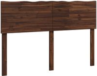 vidaXL Live Edge Hoofdbord ROSTOCK Donkerbruin 120 cm