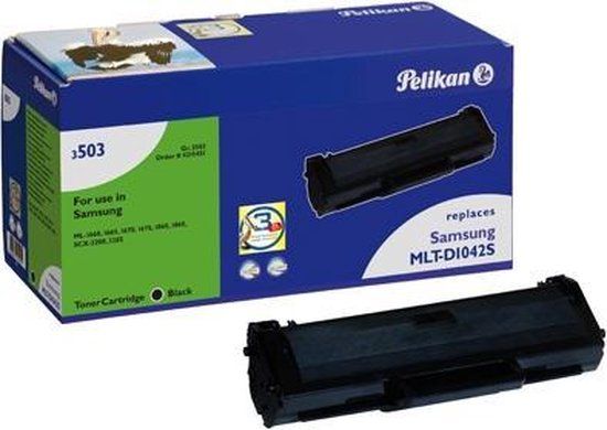 Pelikan Toner Zwart - 1500 pagina's - Compatibel met Samsung ML-1865W, ML-1675, SCX-3205, ML-1865, SCX-3200, ML-1670, ML-1665, SF-760P, ML-1660, ML-1860, SCX-3205W