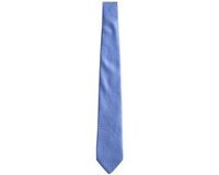 Next Heren Signature Italiaanse zijden stropdas met motief - Blauw