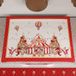 PETTI Artigiani Italiani - Kerstfornuisafdekking, fornuisafdekking voor kerstkeuken, 50 x 70 cm, fornuisafdekking Circus, 100% Made in Itay