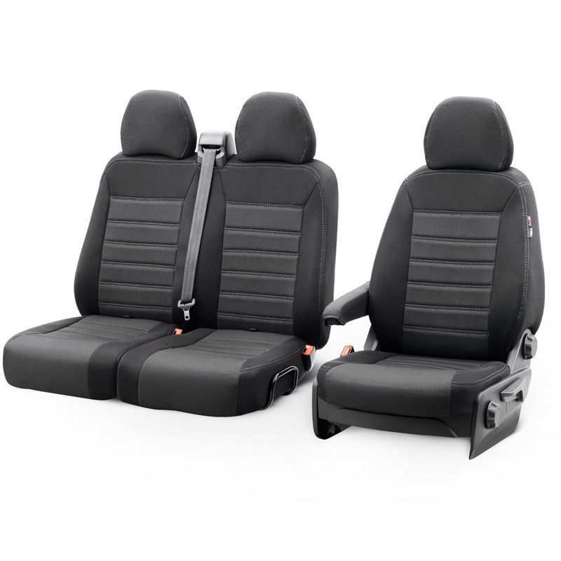 Stoelhoezenset voor Volkswagen T5 2003-2015 - 2+1 - Origineel Design