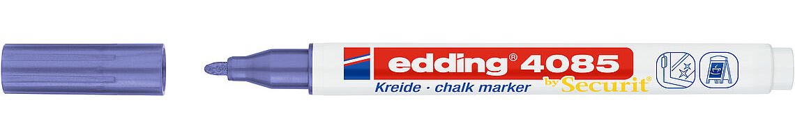 Edding 4085 Krijtstift - Metallic Lila - Rond - 1-2 mm