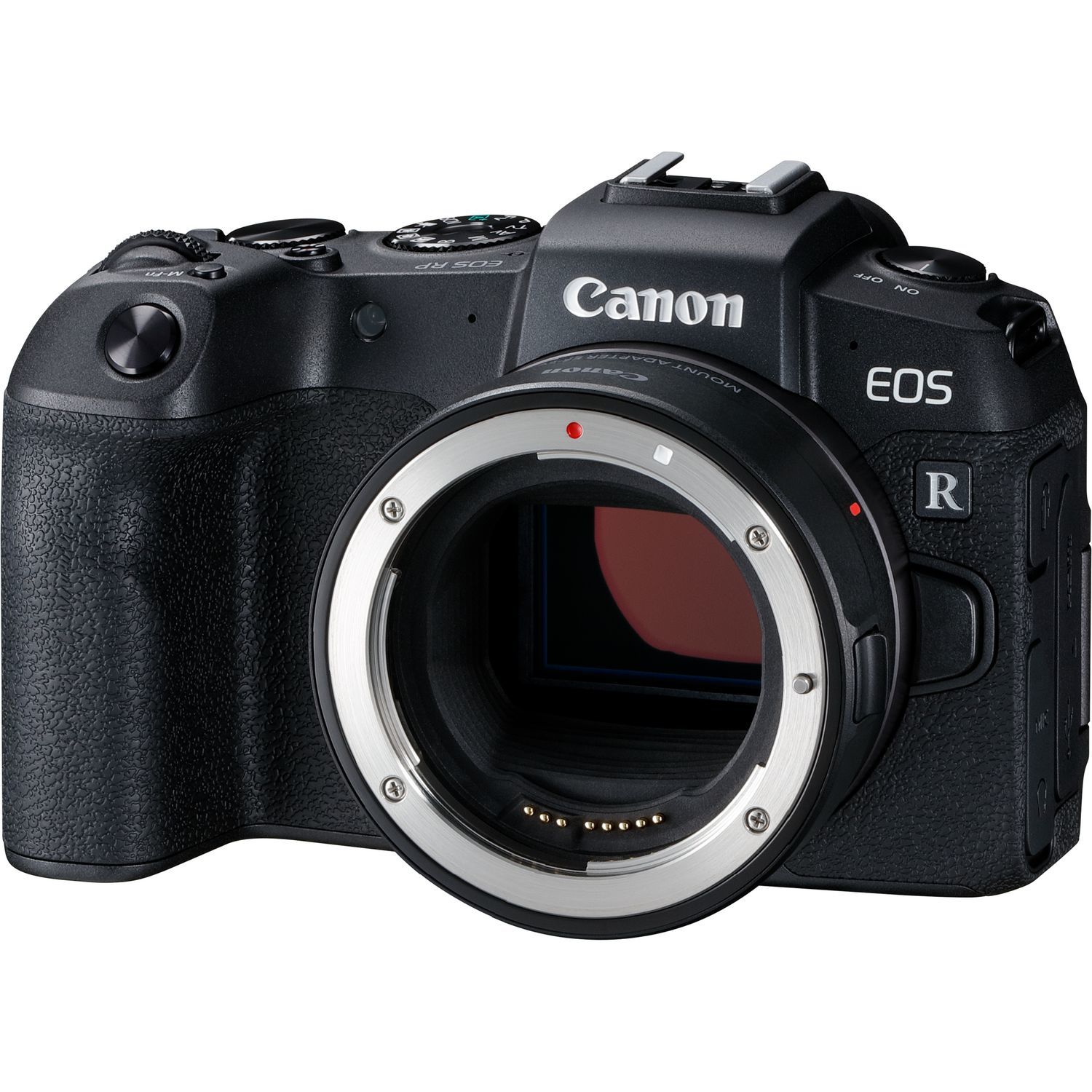 Canon EOS RP Body + EF-EOS R Adapter - 26.2MP MILC Body - Black