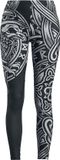 Black Premium by EMP Zwarte legging met keltische print - Dames - 5XL