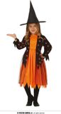 Fiestas Guirca Spider Witch Jurk Meisjes 7-9 Jaar