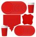 Omgoods - Set de 69 pièces jetables pour fêtes et barbecues
