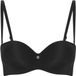 Esotiq Raffen Soutien-gorge push-up modèle Bardot Noir 80D