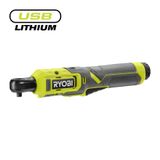 Ryobi RR14W4-0 | USB Lithium 4V accu 1/4" Clé à cliquet (batterie excl.) - 5133006311