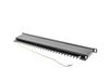 Lanberg PPS5-0024-B Patch Panel 0.5U 24 Ports Cat5, Cat5e Black Metal
