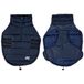 Love Story, Donsjack, gewatteerd, brede hals, klittenbandsluiting, maat Xl/55 cm, marineblauw