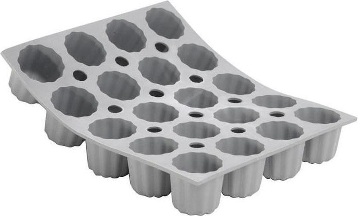 de Buyer Schimmel Canel?s - 20 plaatsen - Sillicone - Grijs