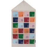 HAUS Calendrier de l'Avent HAUS à remplir, réutilisable année après année, 50x1,5x100 cm