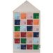 HAUS Calendrier de l'Avent HAUS à remplir, réutilisable année après année, 50x1,5x100 cm