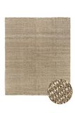 HAMID - Alcazar Jute tapijt, 100% natuurlijke jutevezel, handgeweven, zacht en zeer sterk tapijt voor woonkamer, eetkamer, slaapkamer, hal tapijt - naturel (300 x 250 cm)